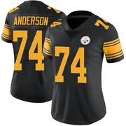 Black Women's Spencer Anderson Pittsburgh Steelers Limited Color Rush Jersey