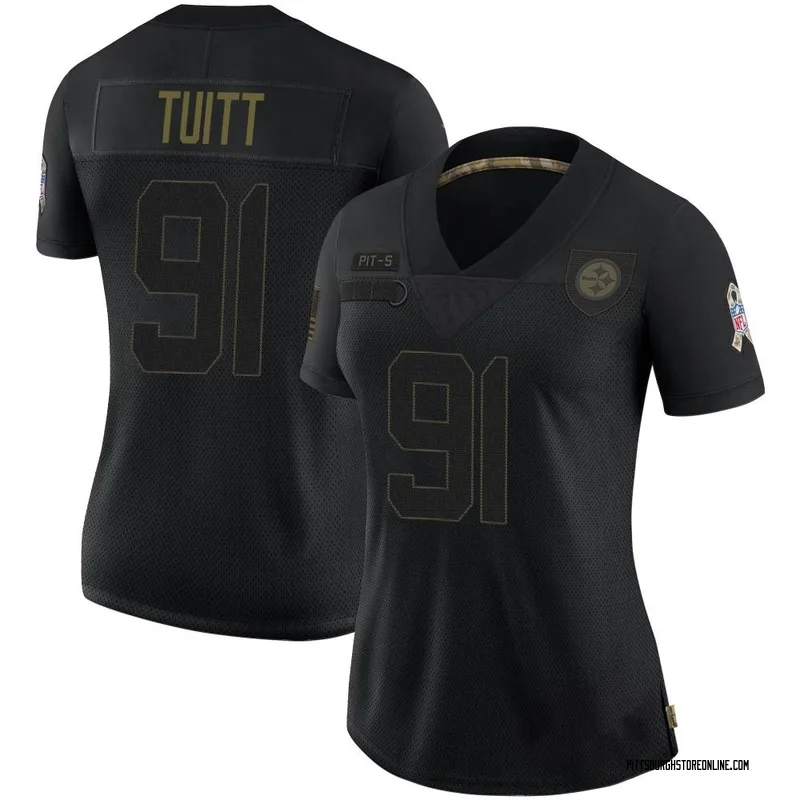 Pittsburgh Steelers Nike #91 Stephon Tuitt Authentic Home Jersey