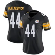 Black Women's Tyler Matakevich Pittsburgh Steelers Limited Team Color Vapor Untouchable Jersey