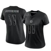 Black Women's Van Jefferson Pittsburgh Steelers Limited Reflective Jersey