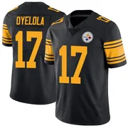 Black Youth Ayo Oyelola Pittsburgh Steelers Limited Color Rush Jersey