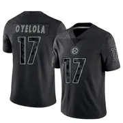 Black Youth Ayo Oyelola Pittsburgh Steelers Limited Reflective Jersey