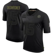 Black Youth Ben Skowronek Pittsburgh Steelers Limited 2020 Salute To Service Jersey