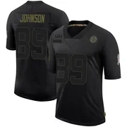 Black Youth Brandon Johnson Pittsburgh Steelers Limited 2020 Salute To Service Jersey