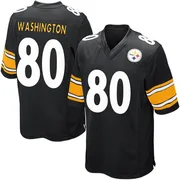 Black Youth Darnell Washington Pittsburgh Steelers Game Team Color Jersey