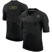 Black Youth Dean Lowry Pittsburgh Steelers Limited 2020 Salute To Service Jersey