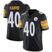 Black Youth Devin Harper Pittsburgh Steelers Limited Team Color Vapor Untouchable Jersey