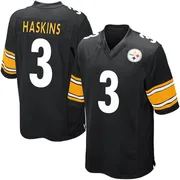 Black Youth Dwayne Haskins Pittsburgh Steelers Game Team Color Jersey