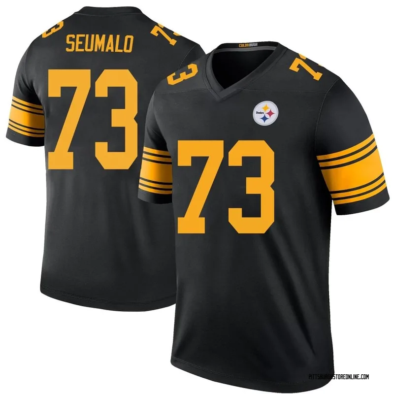 Black Youth Isaac Seumalo Pittsburgh Steelers Legend Color Rush Jersey