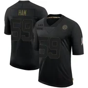 Black Youth Jack Ham Pittsburgh Steelers Limited 2020 Salute To Service Jersey