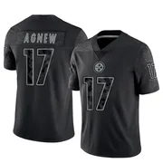 Black Youth Jamal Agnew Pittsburgh Steelers Limited Reflective Jersey