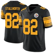 Black Youth John Stallworth Pittsburgh Steelers Limited Color Rush Jersey