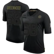 Black Youth L.C. Greenwood Pittsburgh Steelers Limited 2020 Salute To Service Jersey