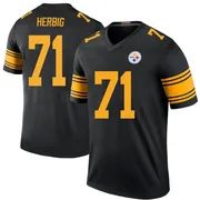 Black Youth Nate Herbig Pittsburgh Steelers Legend Color Rush Jersey