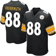 Black Youth Pat Freiermuth Pittsburgh Steelers Game Team Color Jersey