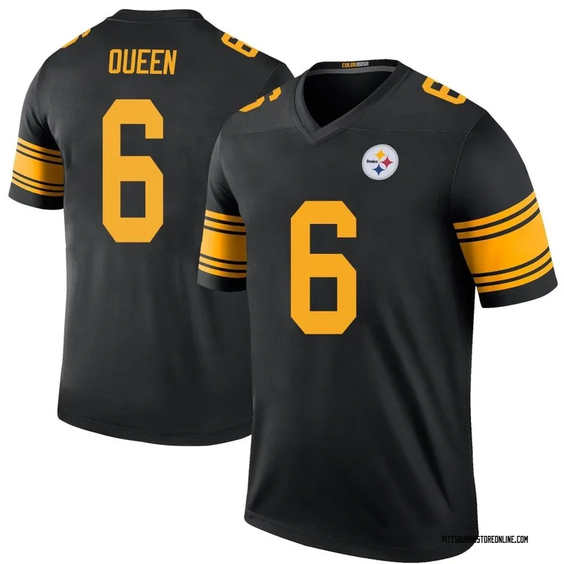 Black Youth Patrick Queen Pittsburgh Steelers Legend Color Rush Jersey