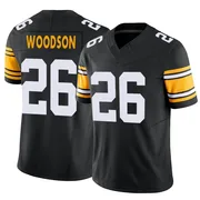 Black Youth Rod Woodson Pittsburgh Steelers Limited Alternate Vapor F.U.S.E. Jersey