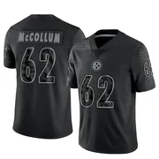 Black Youth Ryan McCollum Pittsburgh Steelers Limited Reflective Jersey