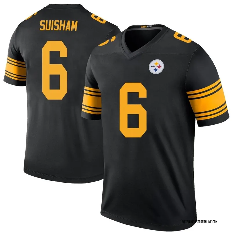 Black Youth Shaun Suisham Pittsburgh Steelers Legend Color Rush Jersey