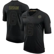 Black Youth Shaun Suisham Pittsburgh Steelers Limited 2020 Salute To Service Jersey