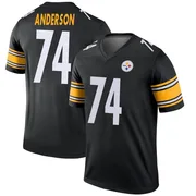 Black Youth Spencer Anderson Pittsburgh Steelers Legend Jersey