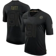 Black Youth Stephon Tuitt Pittsburgh Steelers Limited 2020 Salute To Service Jersey