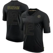 Black Youth Terry Bradshaw Pittsburgh Steelers Limited 2020 Salute To Service Jersey