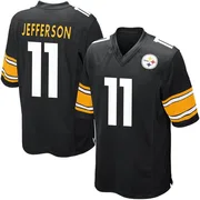 Black Youth Van Jefferson Pittsburgh Steelers Game Team Color Jersey