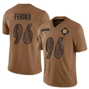 Brown Men's Breiden Fehoko Pittsburgh Steelers Limited 2023 Salute To Service Jersey