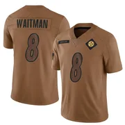 Brown Men's Corliss Waitman Pittsburgh Steelers Limited 2023 Salute To Service Jersey