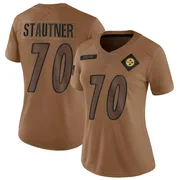 Brown Women's Ernie Stautner Pittsburgh Steelers Limited 2023 Salute To Service Jersey