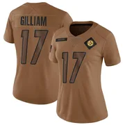 Brown Women's Joe Gilliam Pittsburgh Steelers Limited 2023 Salute To Service Jersey