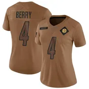 Brown Women's Jordan Berry Pittsburgh Steelers Limited 2023 Salute To Service Jersey