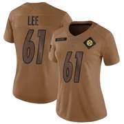 Brown Women's Logan Lee Pittsburgh Steelers Limited 2023 Salute To Service Jersey