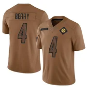 Brown Youth Jordan Berry Pittsburgh Steelers Limited 2023 Salute To Service Jersey