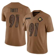 Brown Youth Stephon Tuitt Pittsburgh Steelers Limited 2023 Salute To Service Jersey