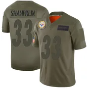 Camo Men's Aaron Shampklin Pittsburgh Steelers Limited 2019 Salute to Service Jersey