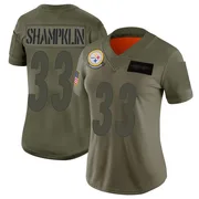 Camo Women's Aaron Shampklin Pittsburgh Steelers Limited 2019 Salute to Service Jersey