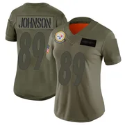 Camo Women's Brandon Johnson Pittsburgh Steelers Limited 2019 Salute to Service Jersey