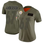 Camo Women's Calvin Anderson Pittsburgh Steelers Limited 2019 Salute to Service Jersey