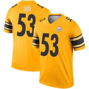 Gold Men's Eku Leota Pittsburgh Steelers Legend Inverted Jersey