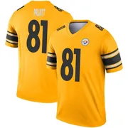 Gold Men's MyCole Pruitt Pittsburgh Steelers Legend Inverted Jersey