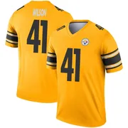 Gold Men's Payton Wilson Pittsburgh Steelers Legend Inverted Jersey