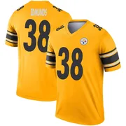 Gold Men's Terrell Edmunds Pittsburgh Steelers Legend Inverted Jersey