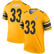 Gold Youth Aaron Shampklin Pittsburgh Steelers Legend Inverted Jersey