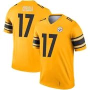 Gold Youth Ayo Oyelola Pittsburgh Steelers Legend Inverted Jersey