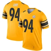 Gold Youth Dean Lowry Pittsburgh Steelers Legend Inverted Jersey