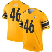 Gold Youth Forrest Rhyne Pittsburgh Steelers Legend Inverted Jersey