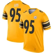 Gold Youth Greg Lloyd Pittsburgh Steelers Legend Inverted Jersey