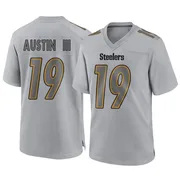 Gray Men's Calvin Austin III Pittsburgh Steelers Game Atmosphere Fashion Jersey